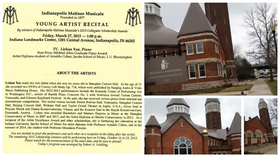 pictures of the award, and program